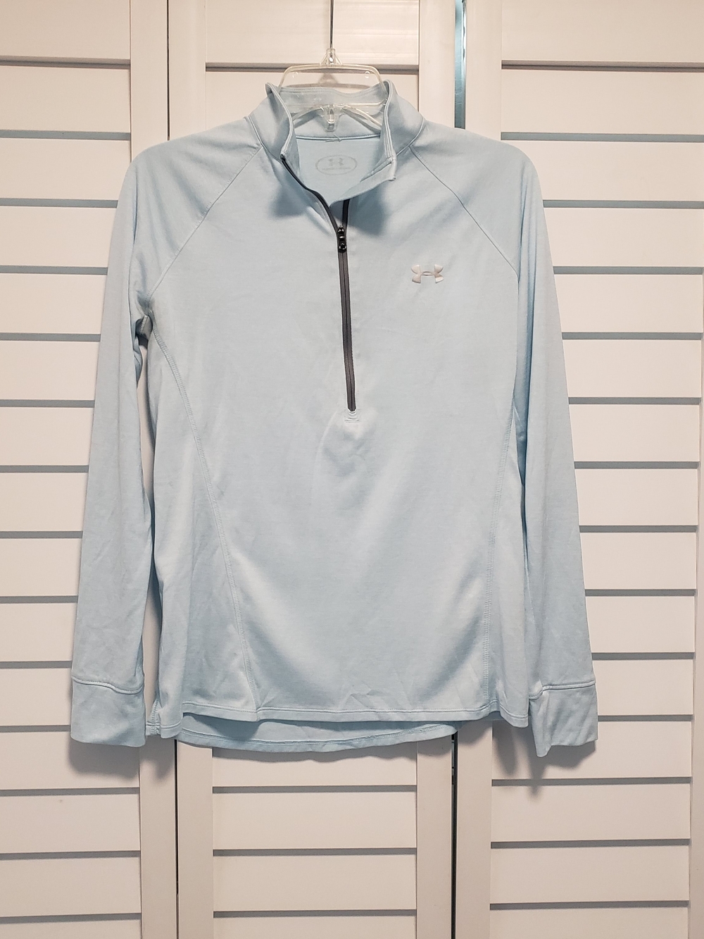 Under Armour Pale Blue Half-Zip Performance Pullover